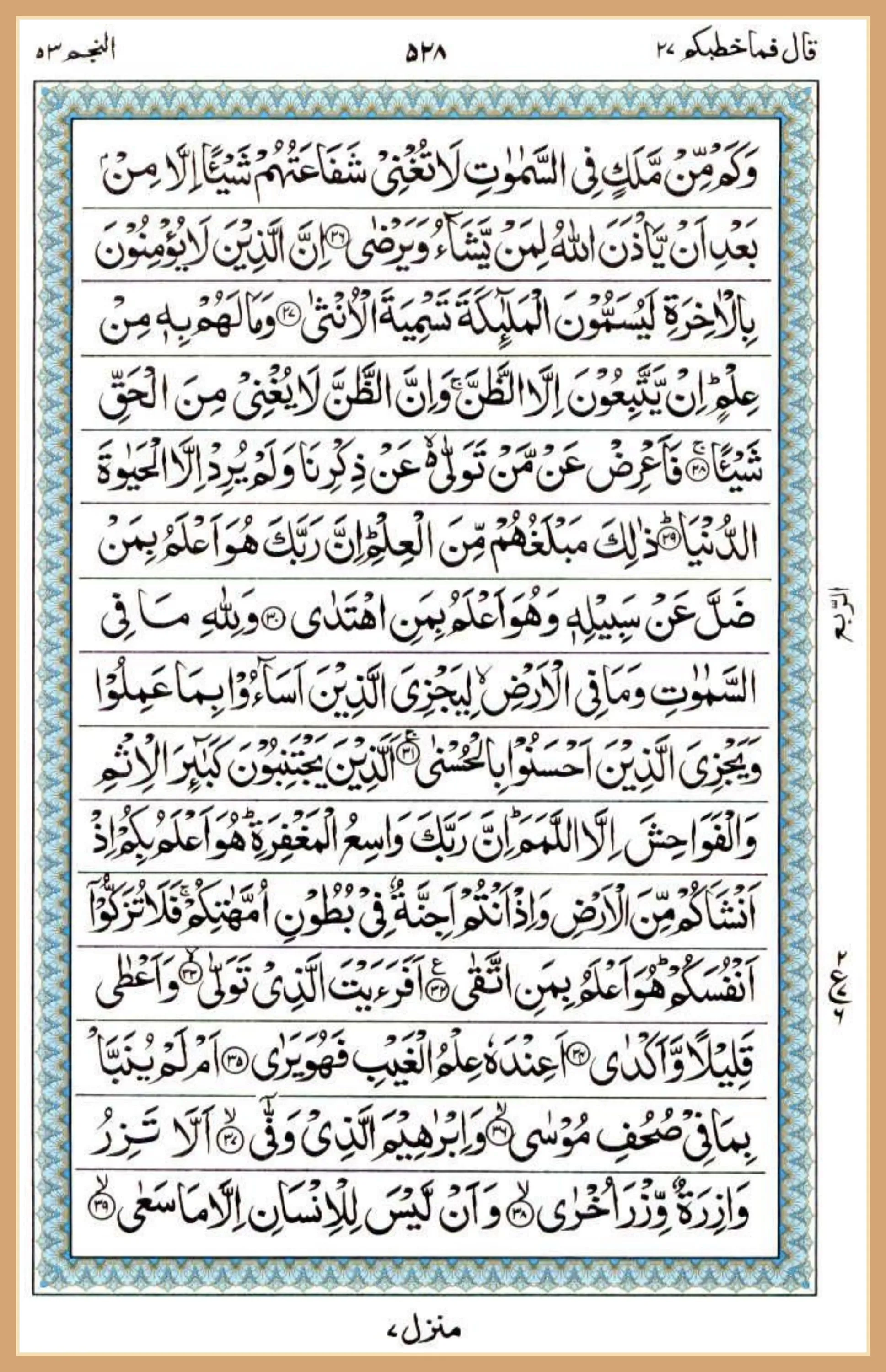 Surah An Najm The Star Read Online Read Quran Way